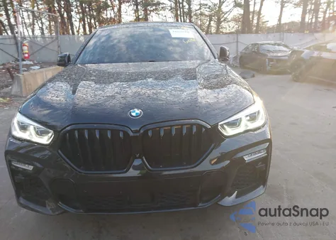 2021 BMW X6 M50I z USA, uszkodzony, nr VIN 5UXCY8C03M9F12449